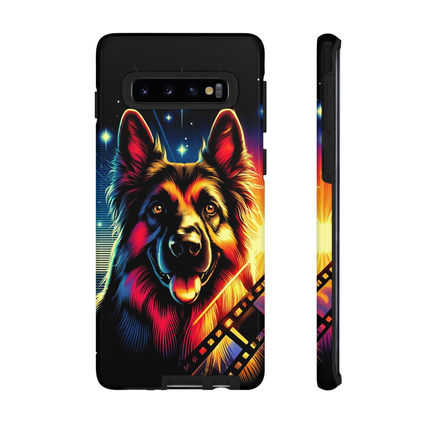 Comic book style German Shepherd Phone Case