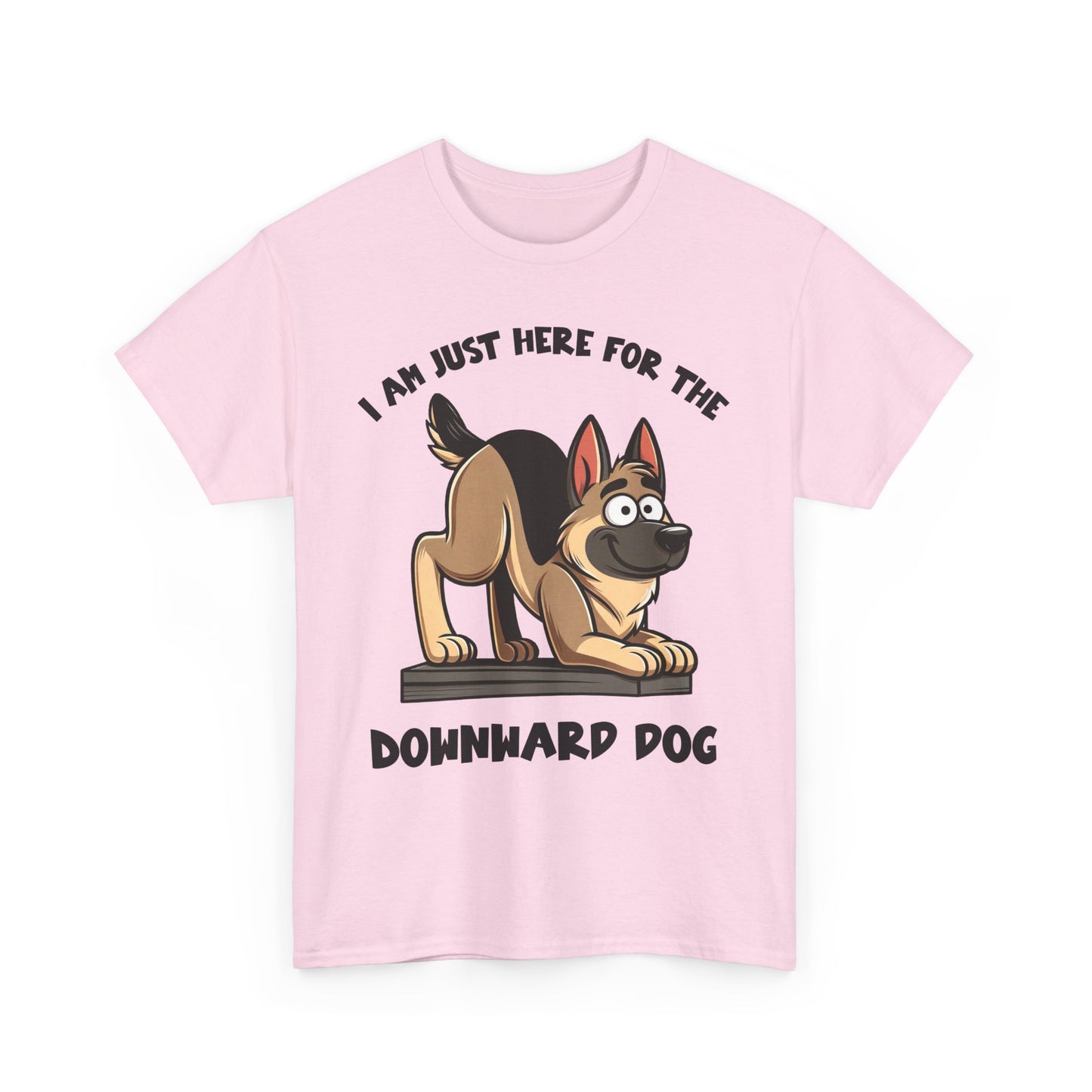 DownWard Dog T-Shirt (13 colors) (German Shepherd)