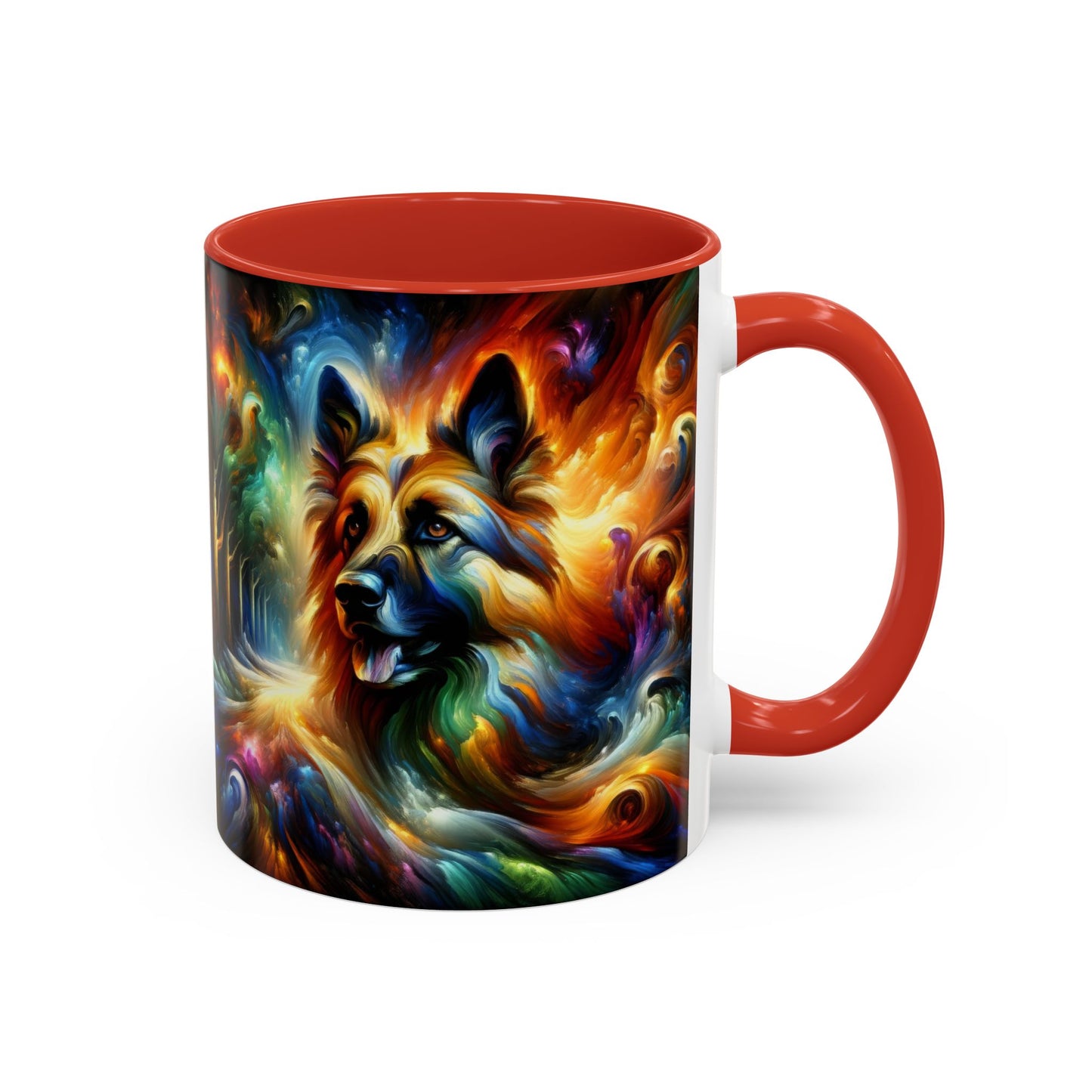 Expressionism and fantasy German Shepherd Coffee Mug