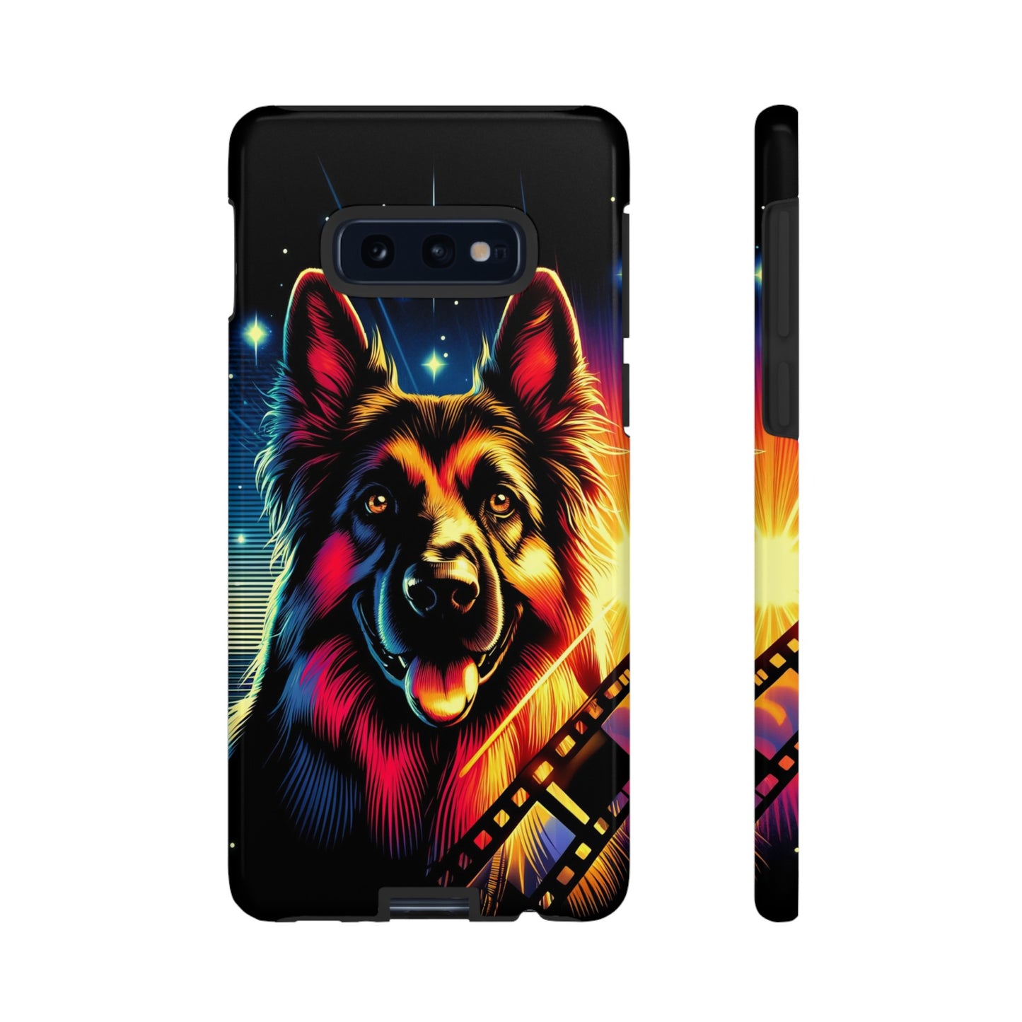 Comic book style German Shepherd Phone Case