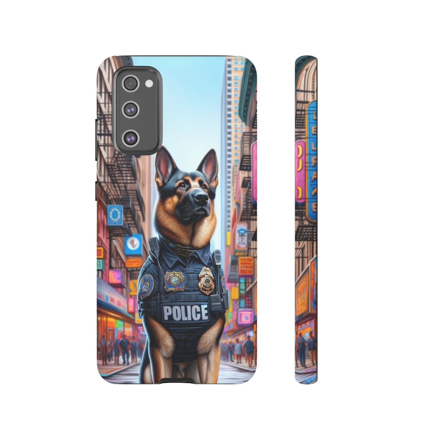 German Shepherd Police Officer Phone Case