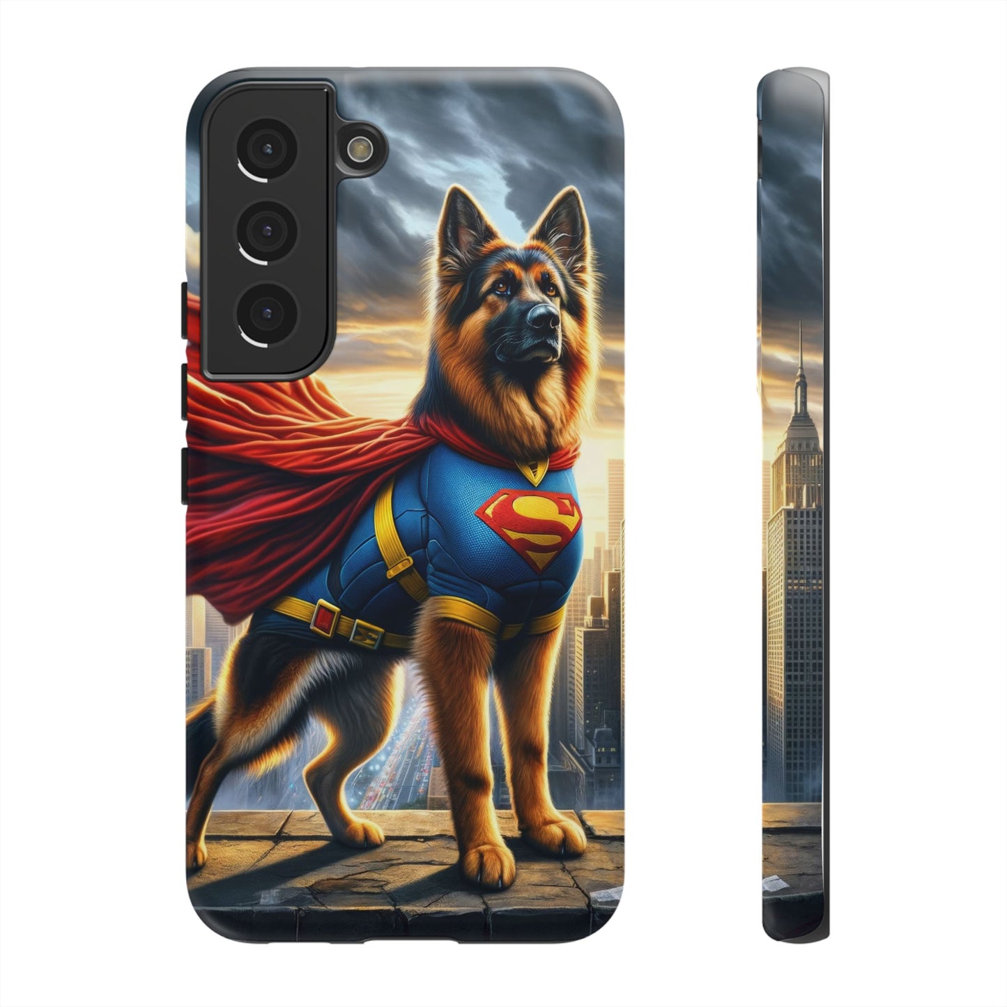 German Shepherd Superhero Phone Case