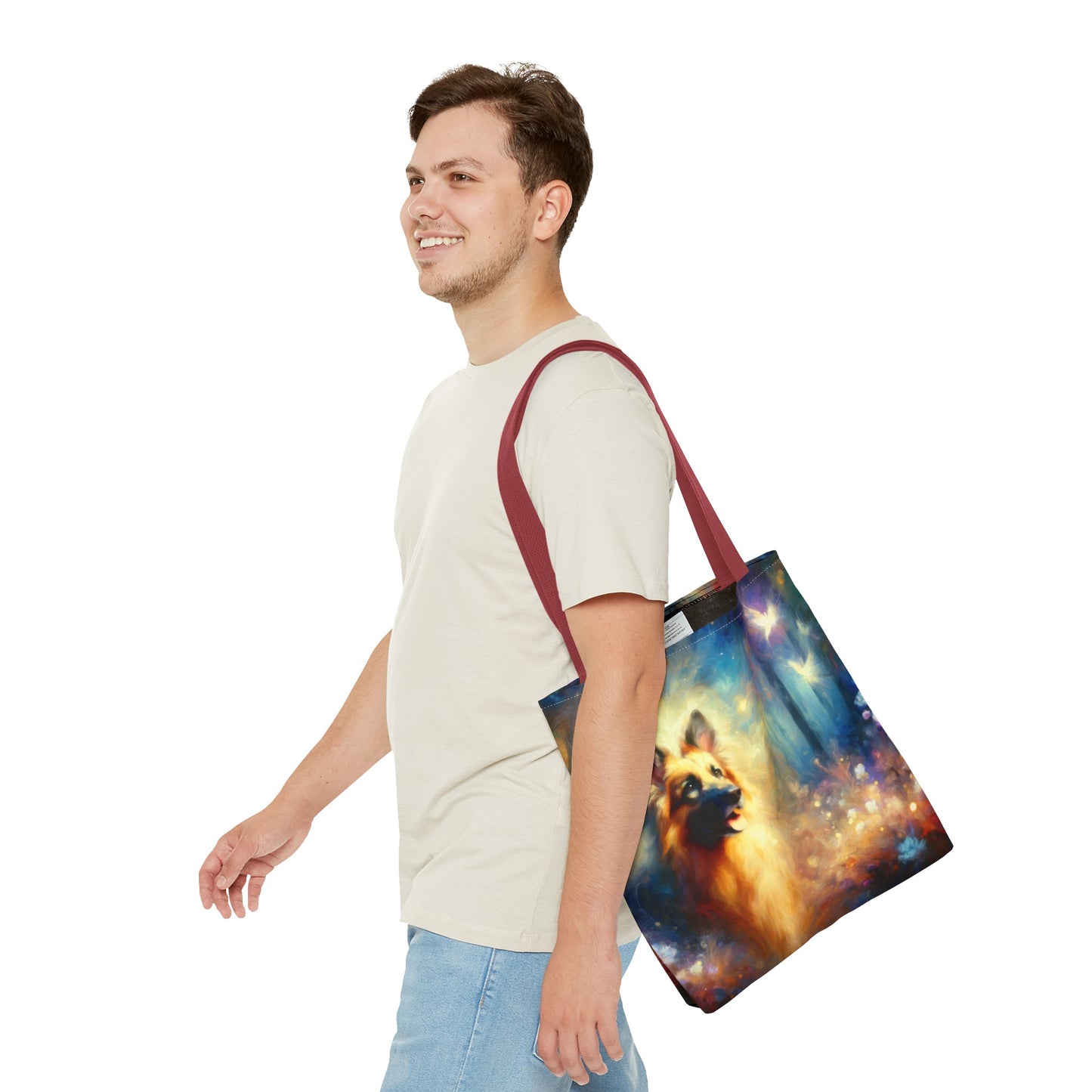 Fairy tale and impressionism German Shepherd Tote Bag