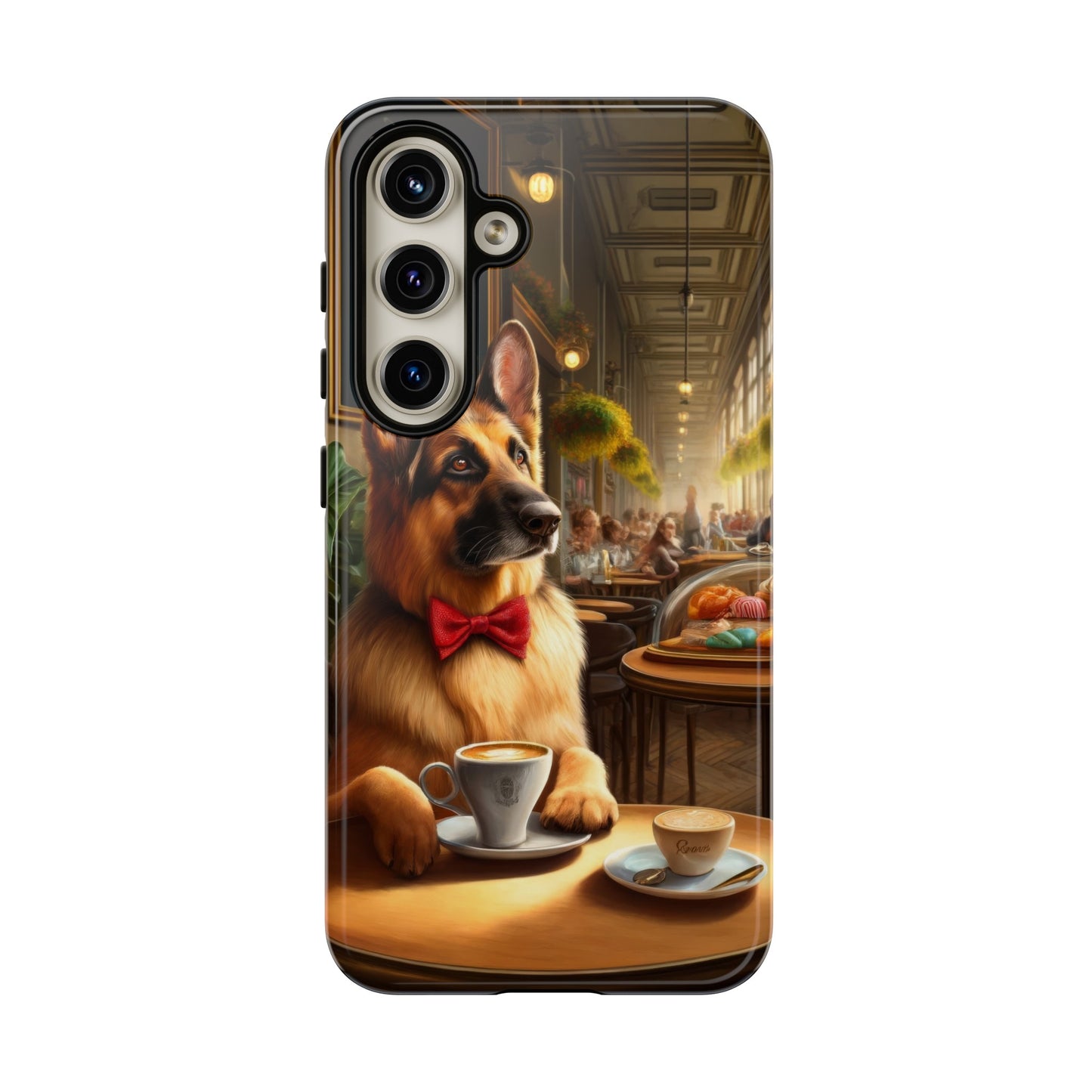 German Shepherd Drinking Phone Case