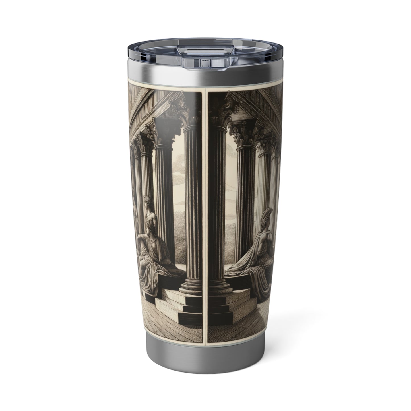 Etching and greco-roman German Shepherd 20oz Tumbler