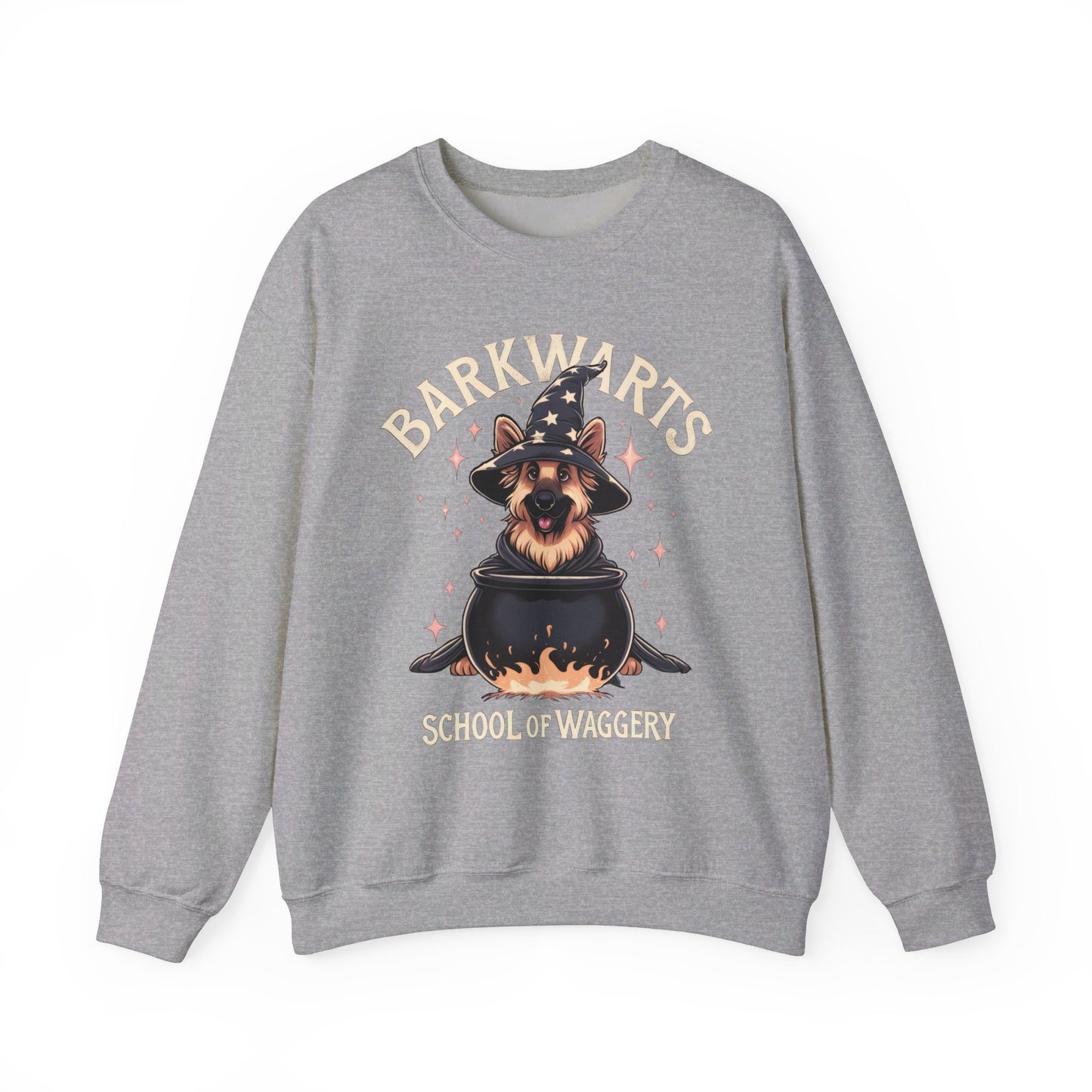 BarkWarts School of Waggery Sweatshirt (10 colors) (German Shepherd)