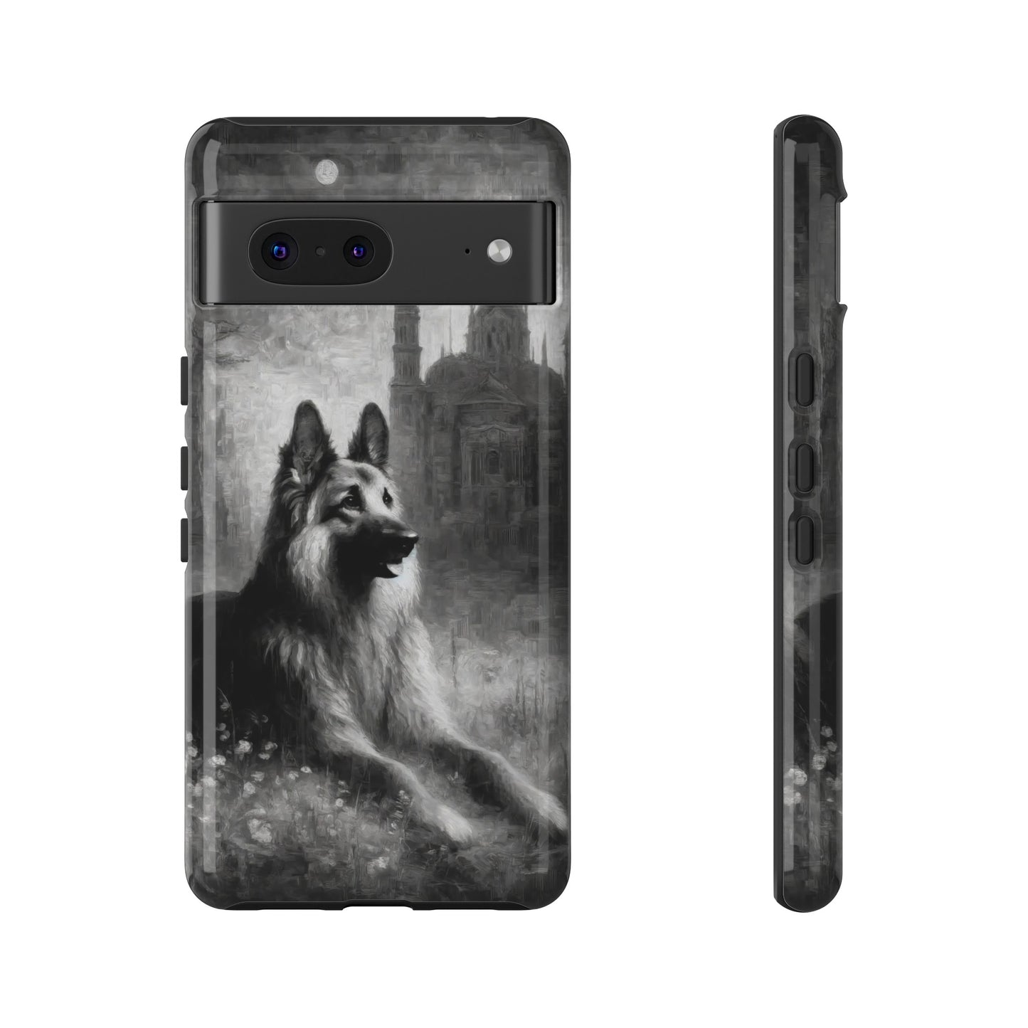 Neo-impressionism German Shepherd Phone Case