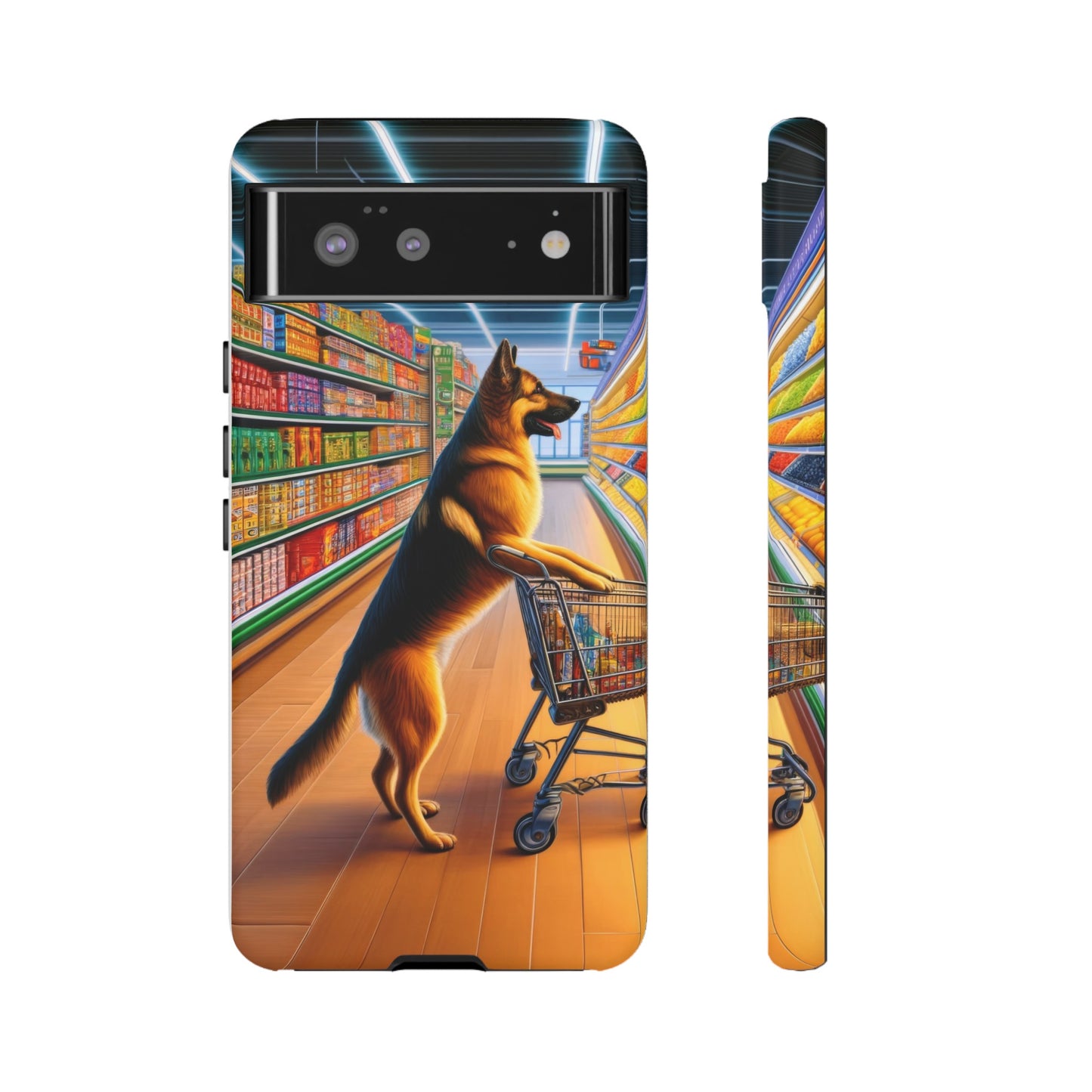 German Shepherd Shopping Phone Case