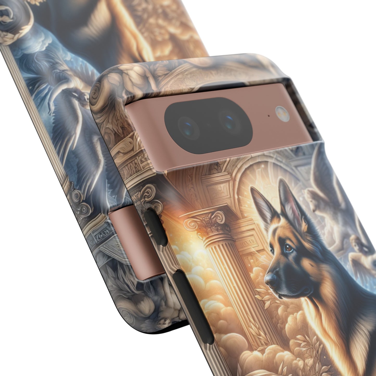 Neo-classicism and dreamy fantasy German Shepherd Phone Case