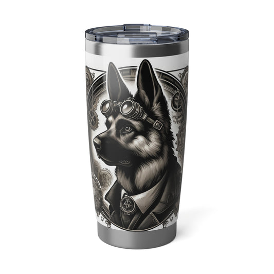 Steampunk V2 German Shepherd 20oz Tumbler