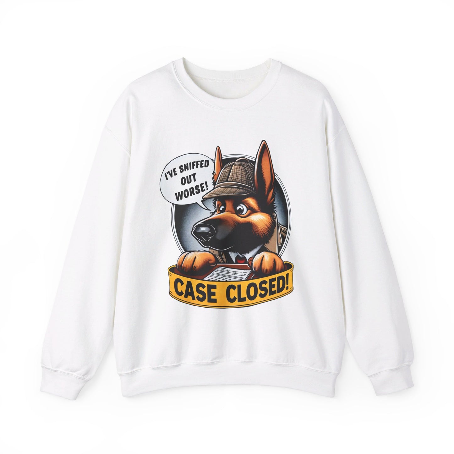 Case Closed Sweatshirt (10 colors) (German Shepherd)