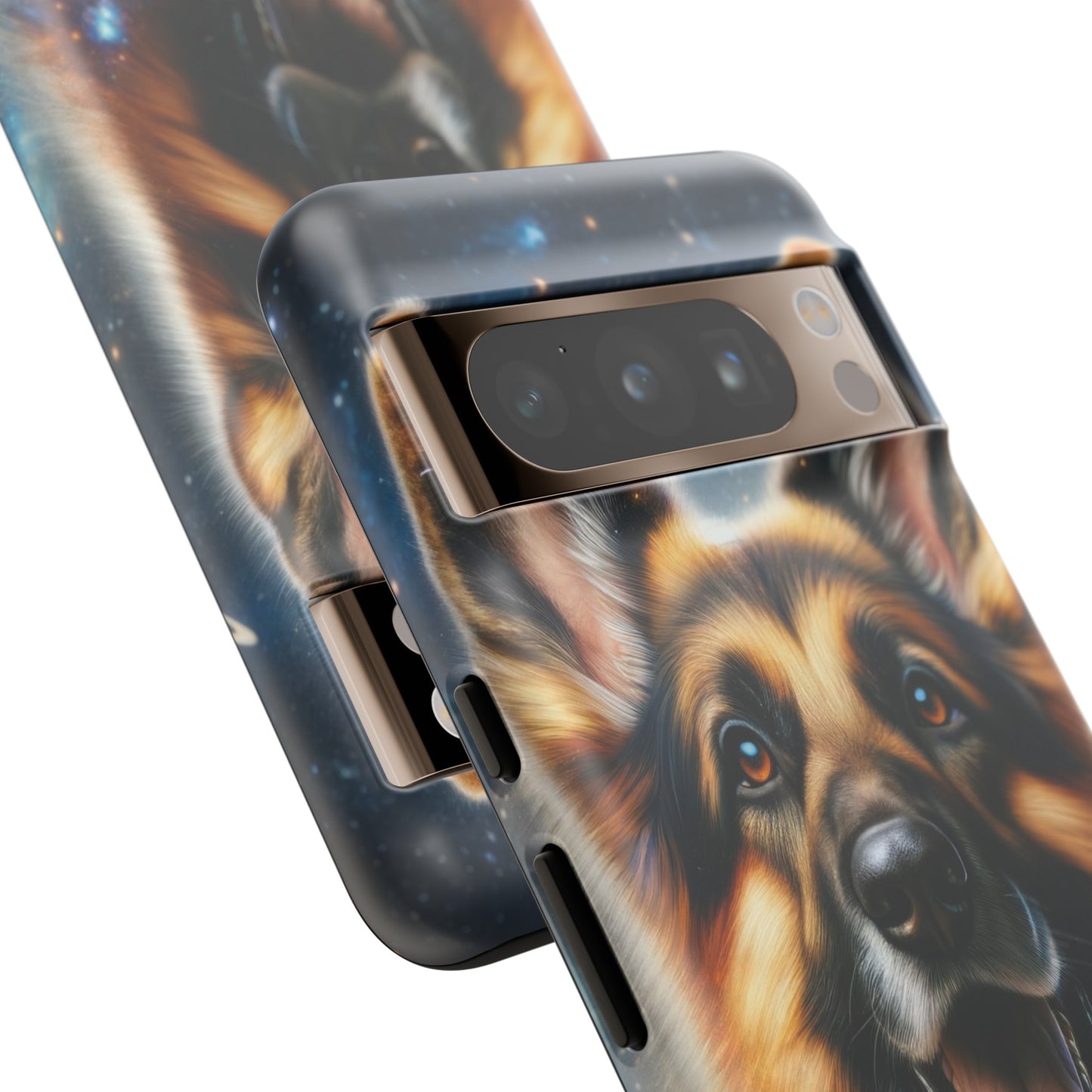 German Shepherd in Space Tough Phone Case