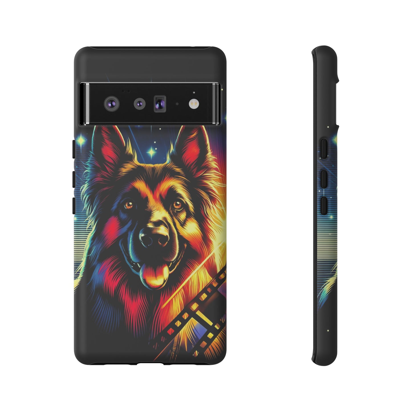 Comic book style German Shepherd Phone Case