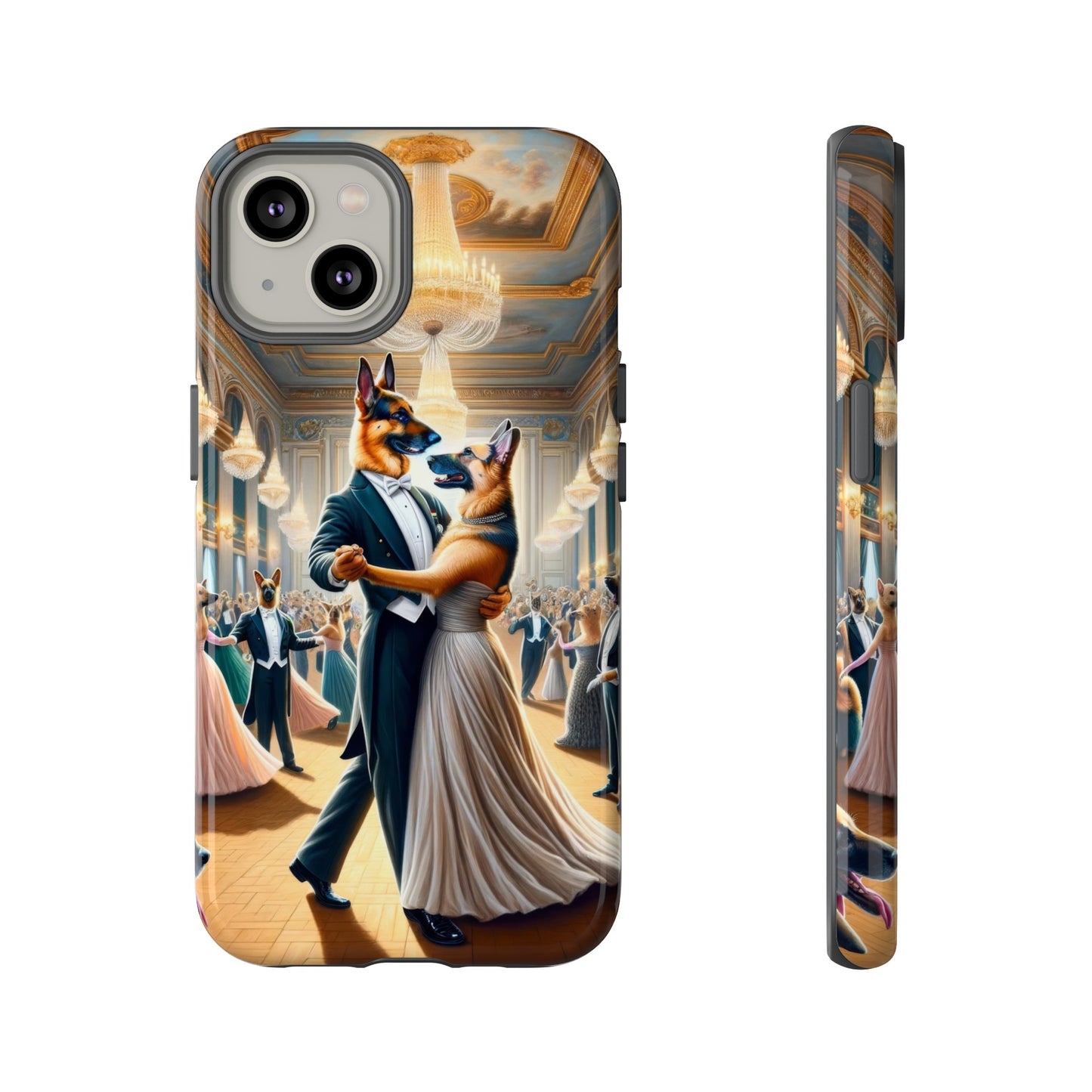 Dancing German Shepherds Tough Phone Case