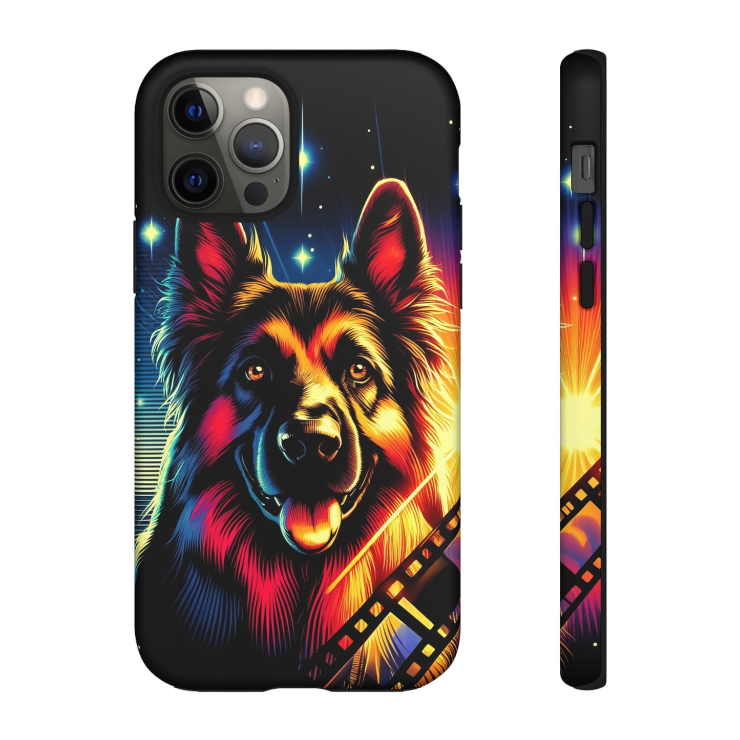 Comic book style German Shepherd Phone Case