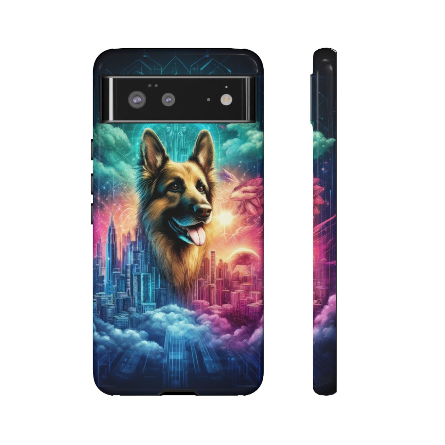 Dreamy fantasy German Shepherd Phone Case