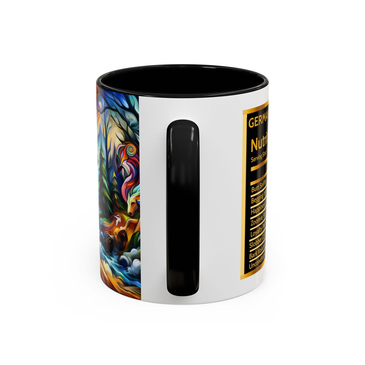 Fantasy and fauvism German Shepherd Coffee Mug