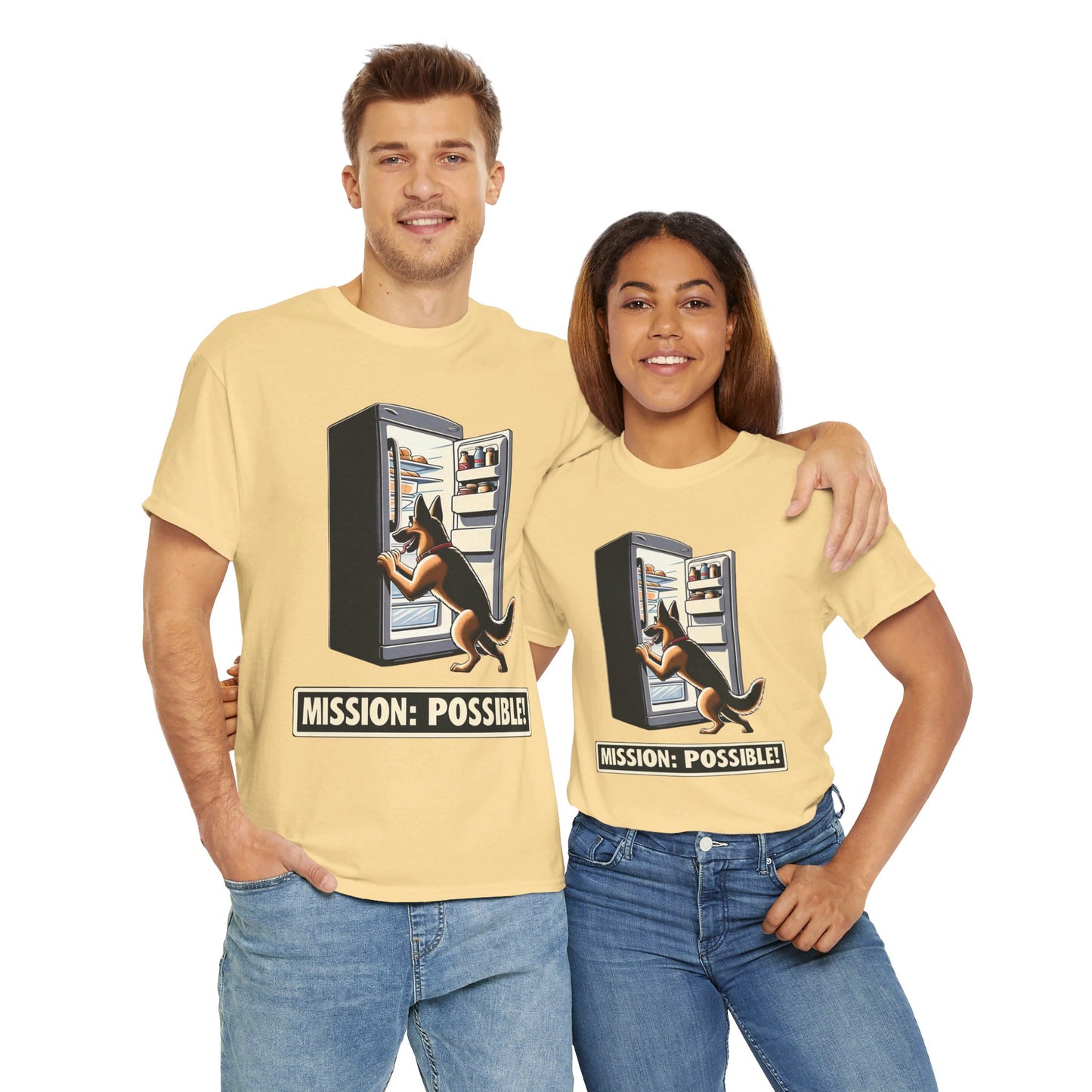 Mission Possible T-Shirt (13 colors) (German Shepherd)