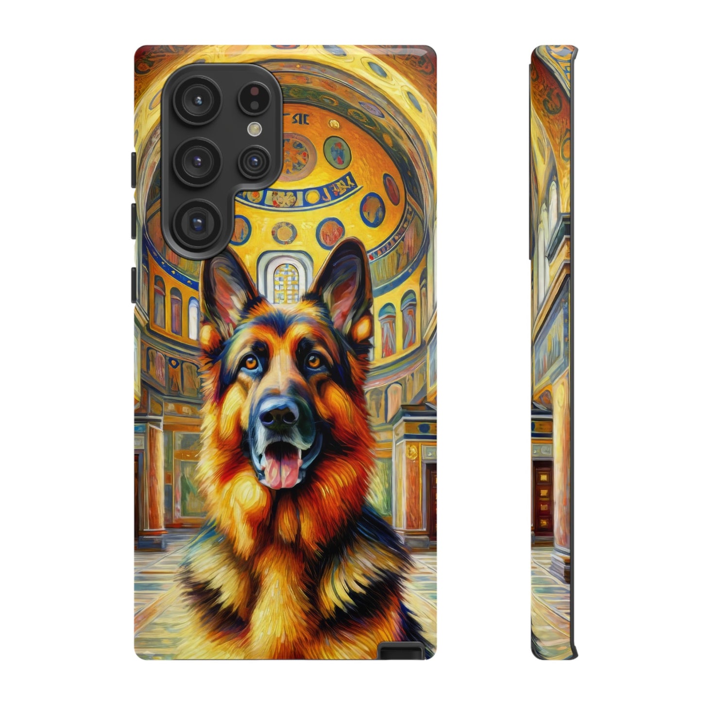 Neo-impressionist German Shepherd Phone Case