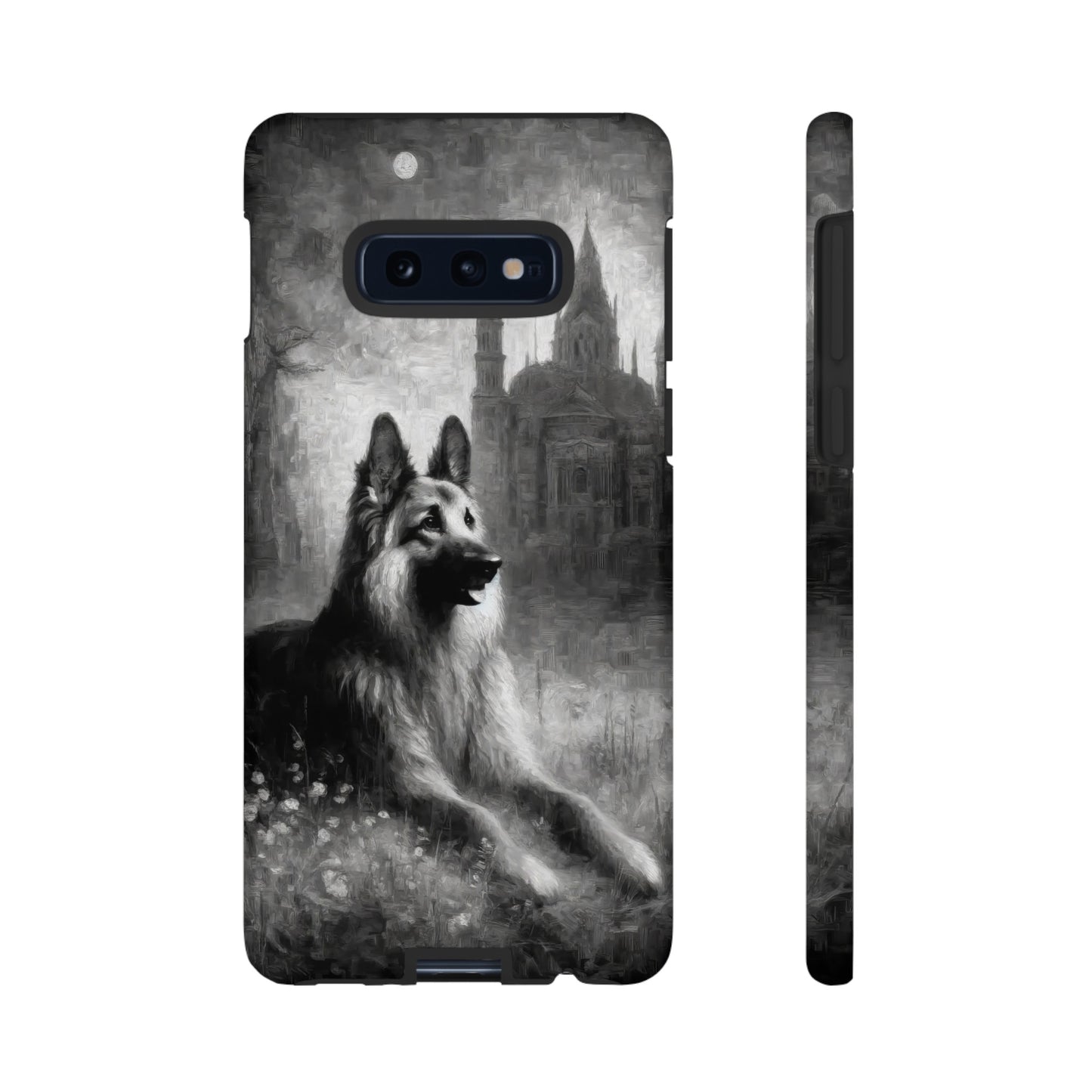 Neo-impressionism German Shepherd Phone Case