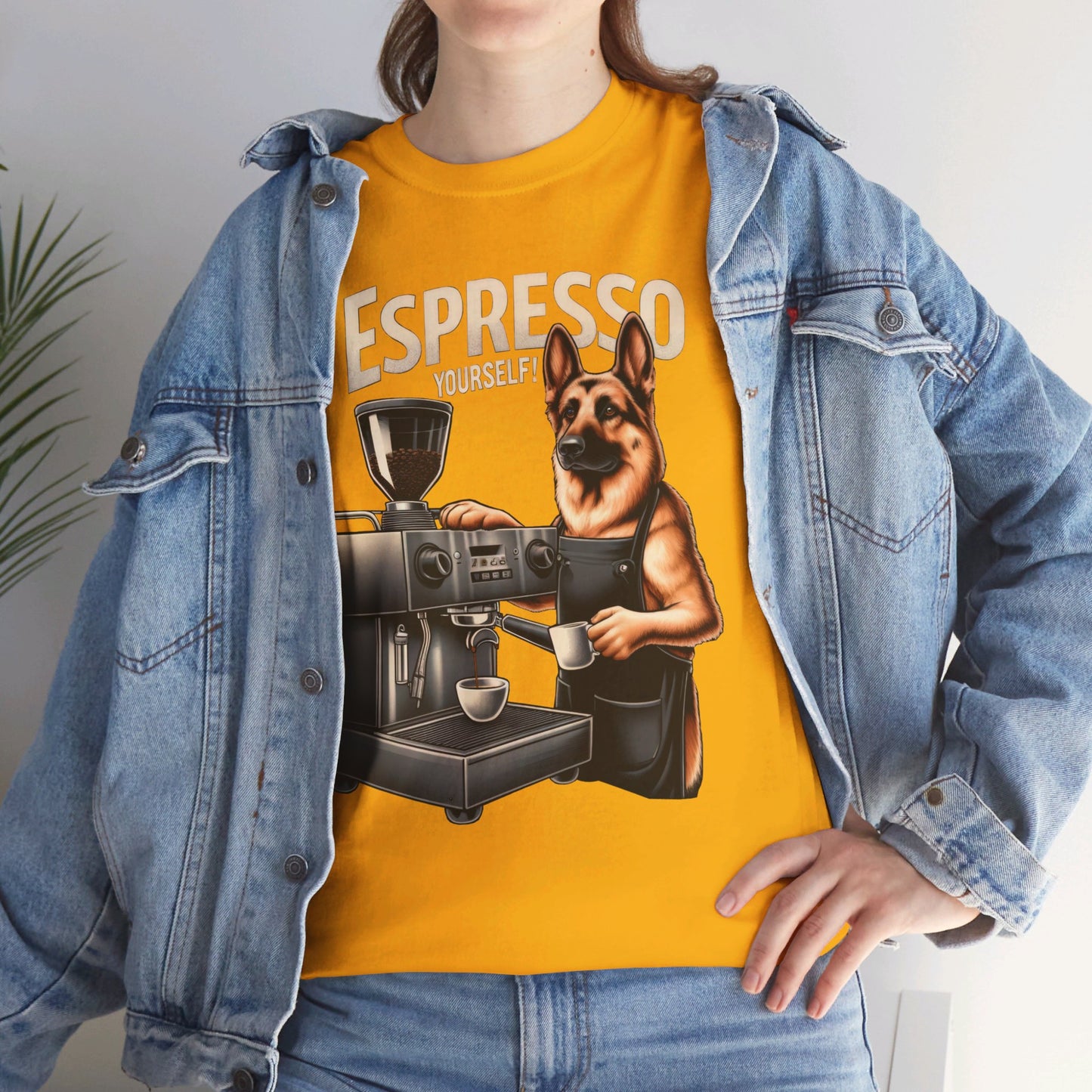 Espresso Yourself T-Shirt (13 colors) (German Shepherd)