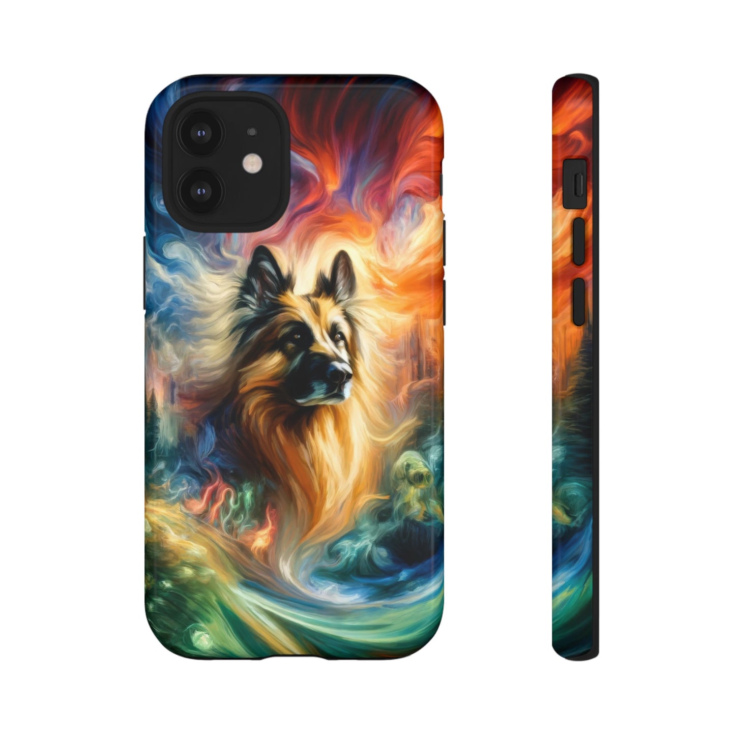 Expressionism and fantasy German Shepherd Phone Case