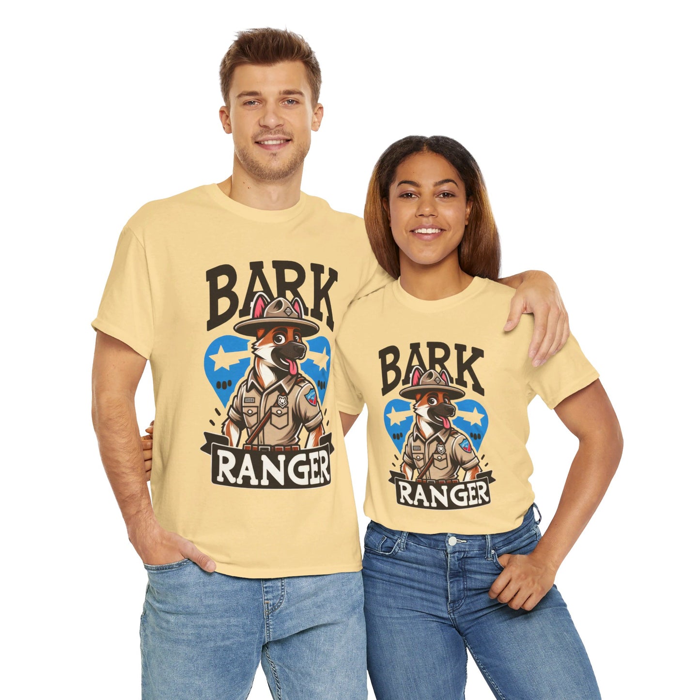 Bark Ranger On Duty T-Shirt (13 colors) (German Shepherd)