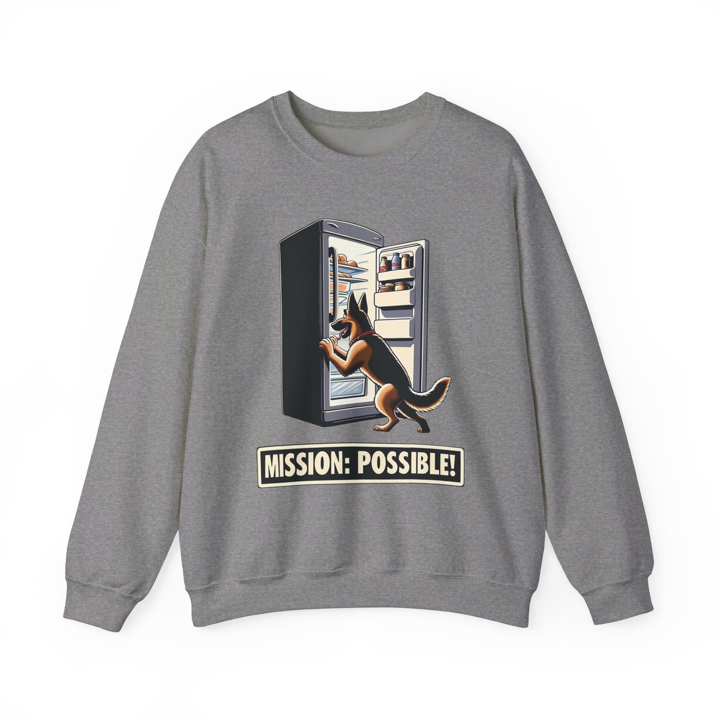 Mission Possible Sweatshirt (10 colors) (German Shepherd)