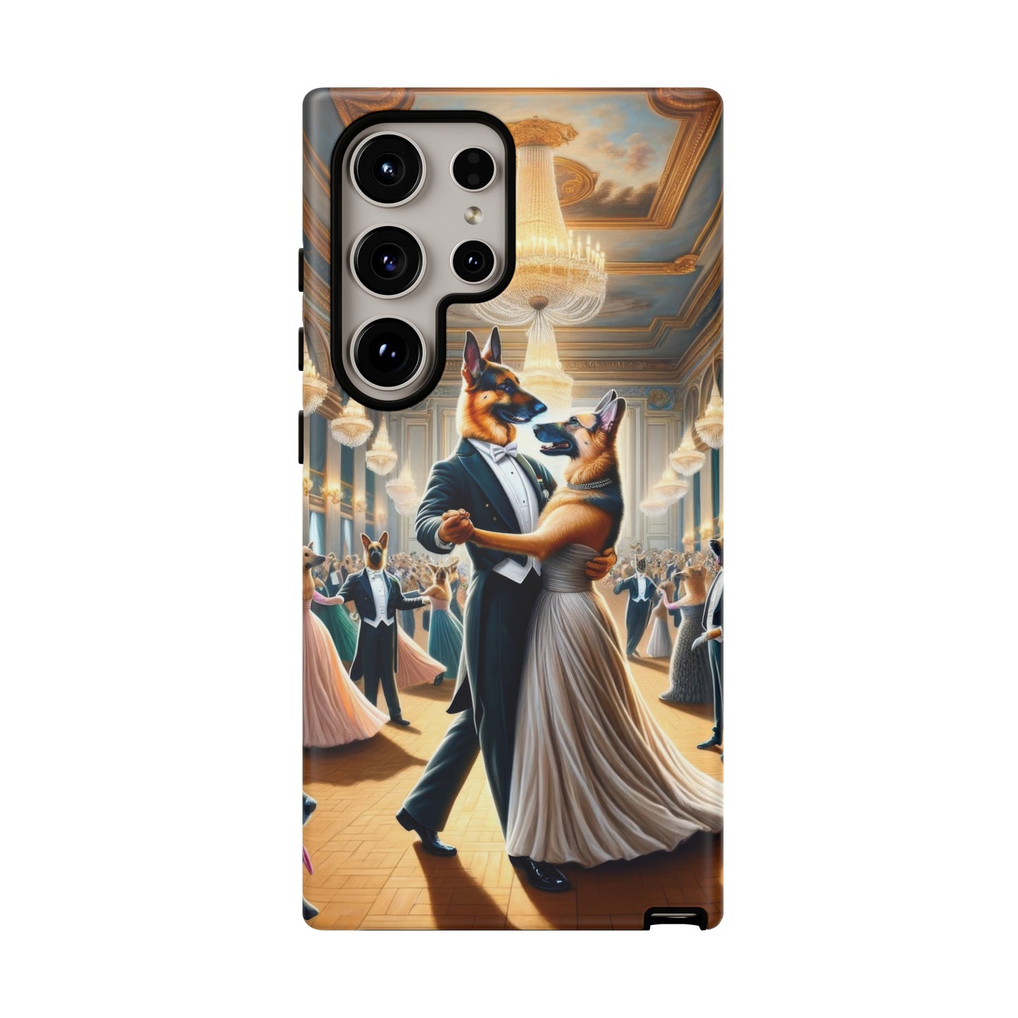 Dancing German Shepherds Tough Phone Case