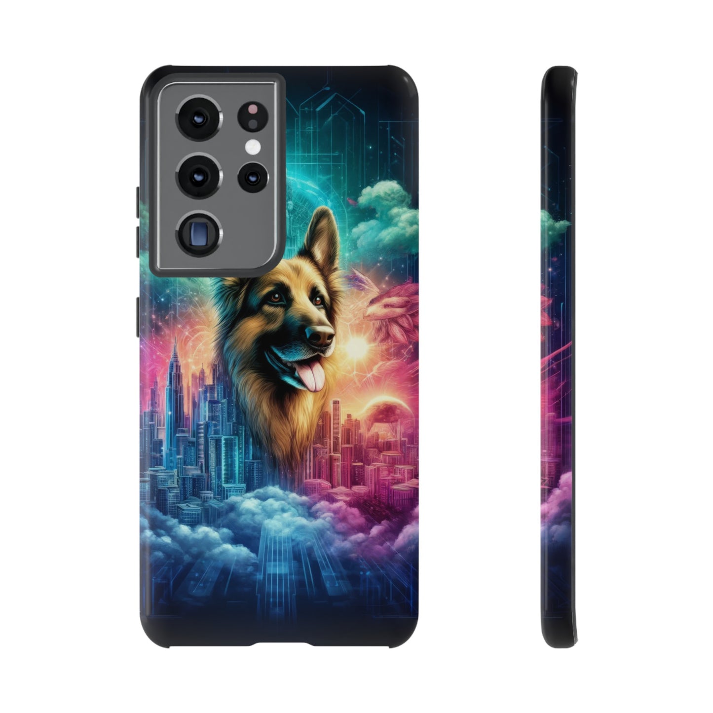 Dreamy fantasy German Shepherd Phone Case