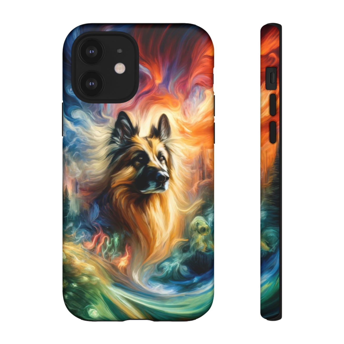 Expressionism and fantasy German Shepherd Phone Case