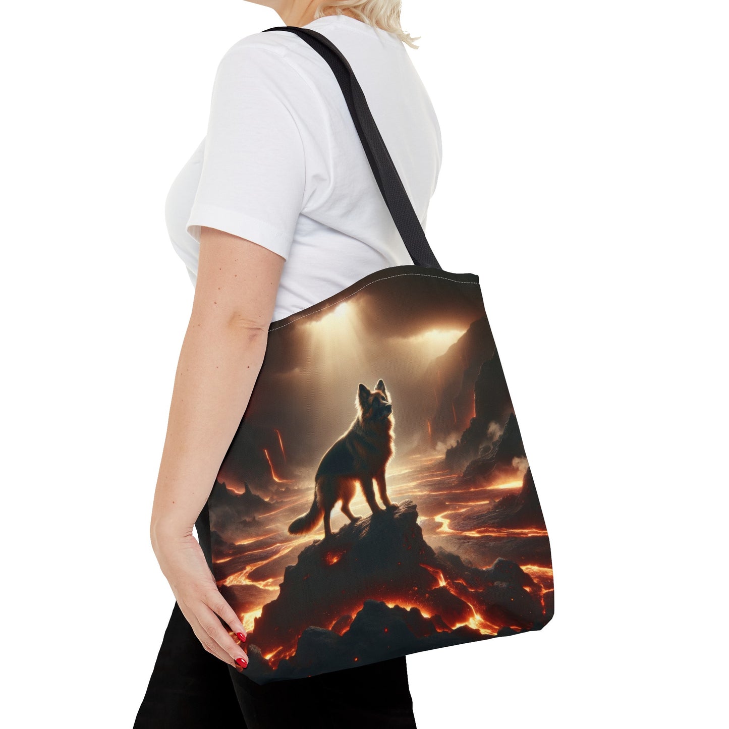 Concept art German Shepherd Tote Bag