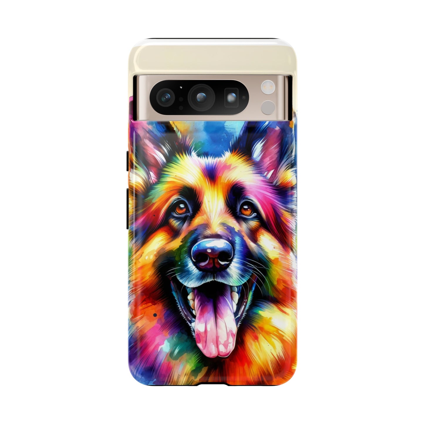 German Shepherd in Watercolor Tough Phone Case