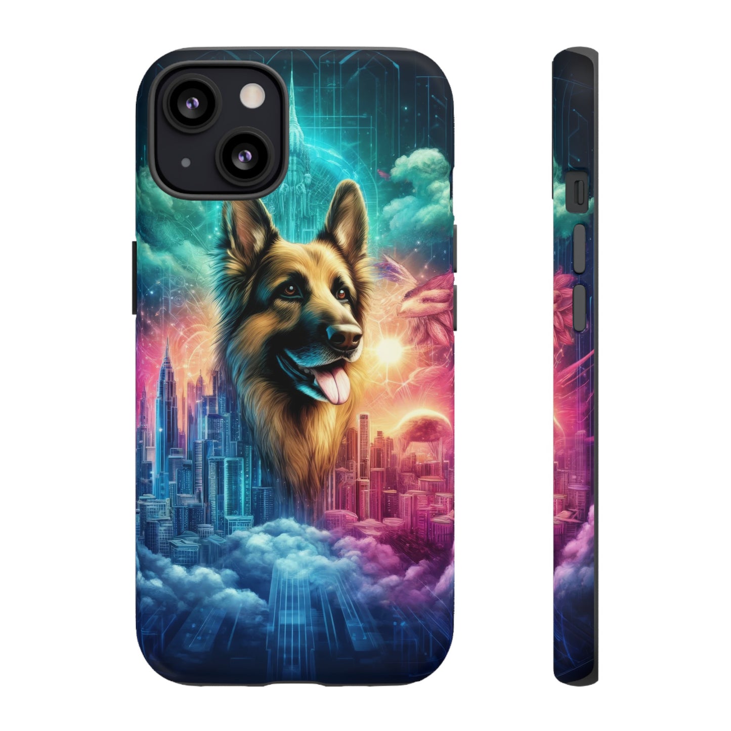 Dreamy fantasy German Shepherd Phone Case