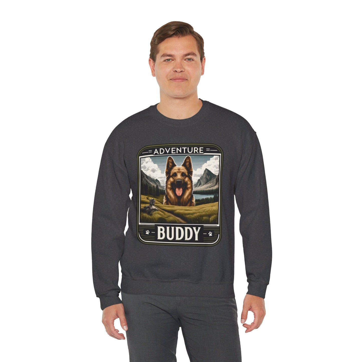 Adventure Buddy Sweatshirt (10 colors) (German Shepherd)