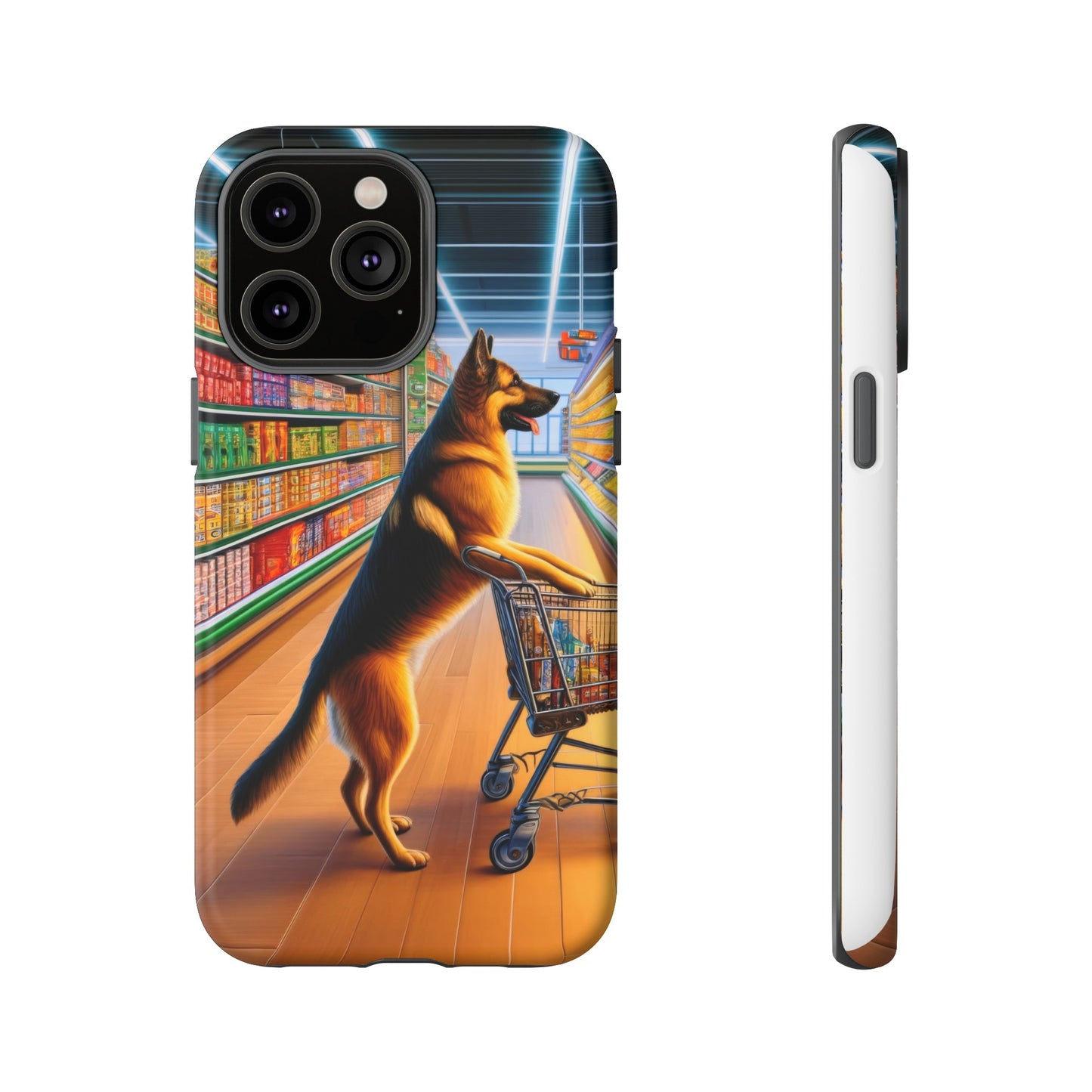 German Shepherd Shopping Phone Case