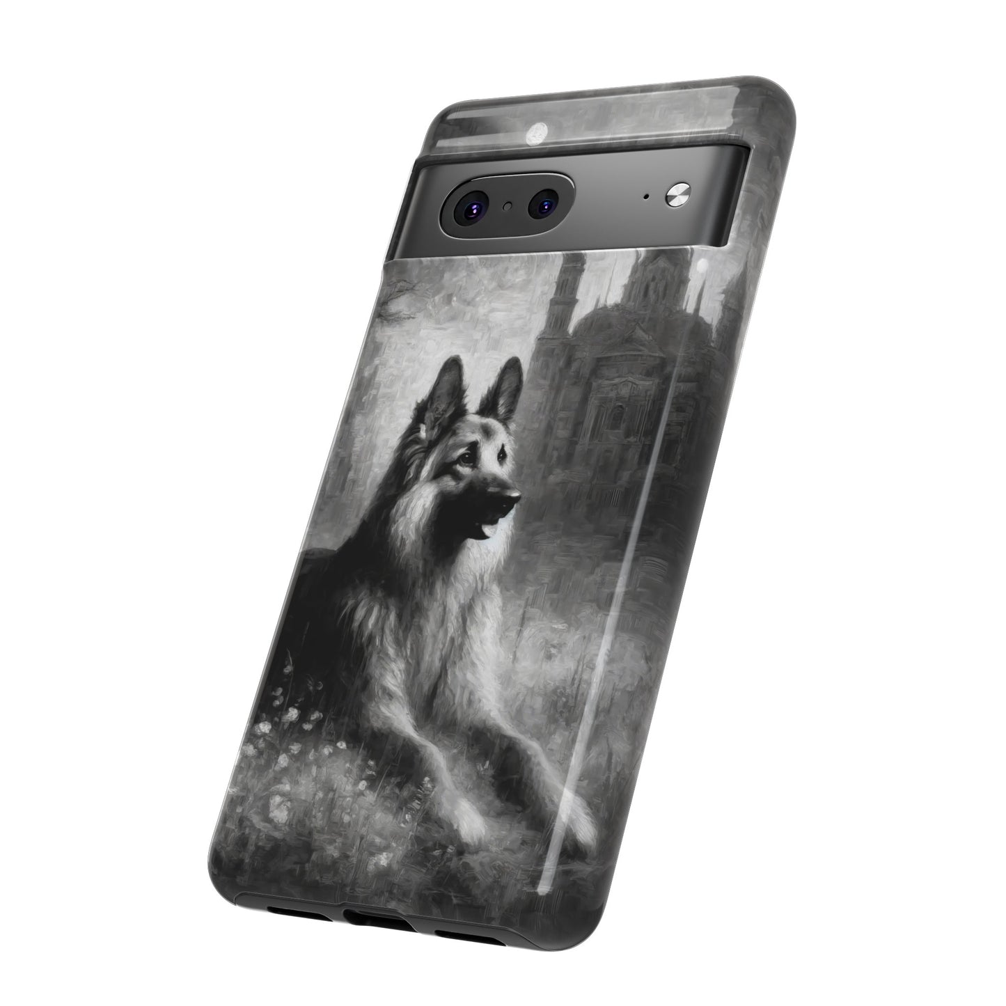 Neo-impressionism German Shepherd Phone Case