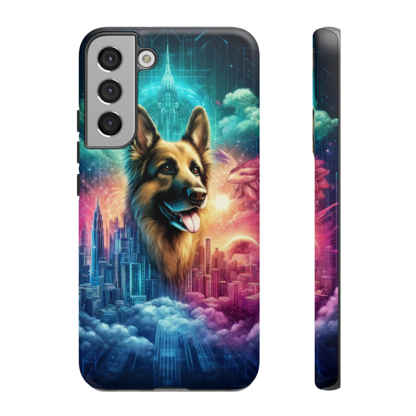 Dreamy fantasy German Shepherd Phone Case