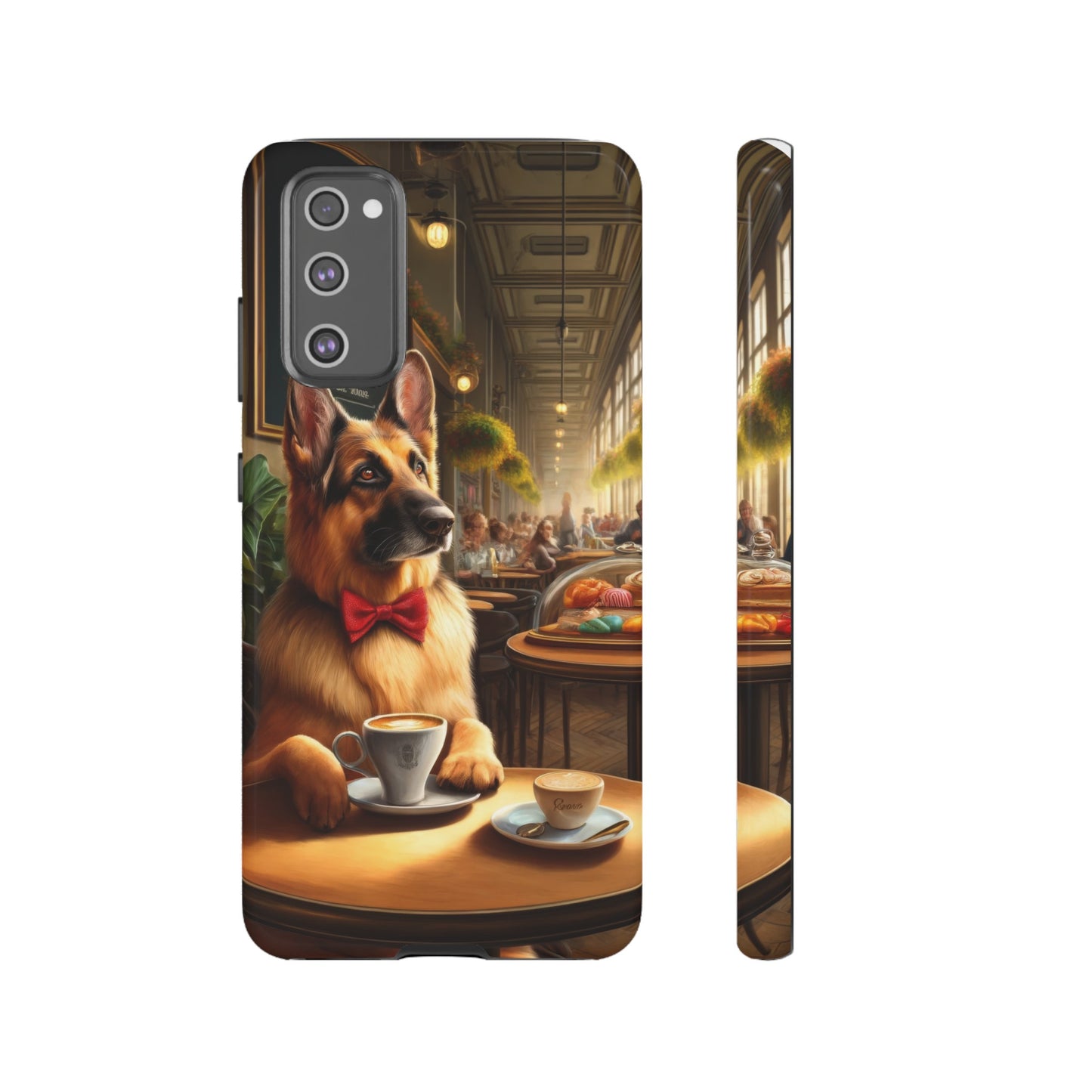 German Shepherd Drinking Phone Case