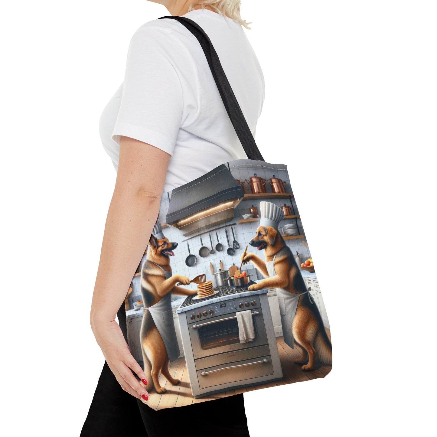 Cooking German Shepherds Tote Bag