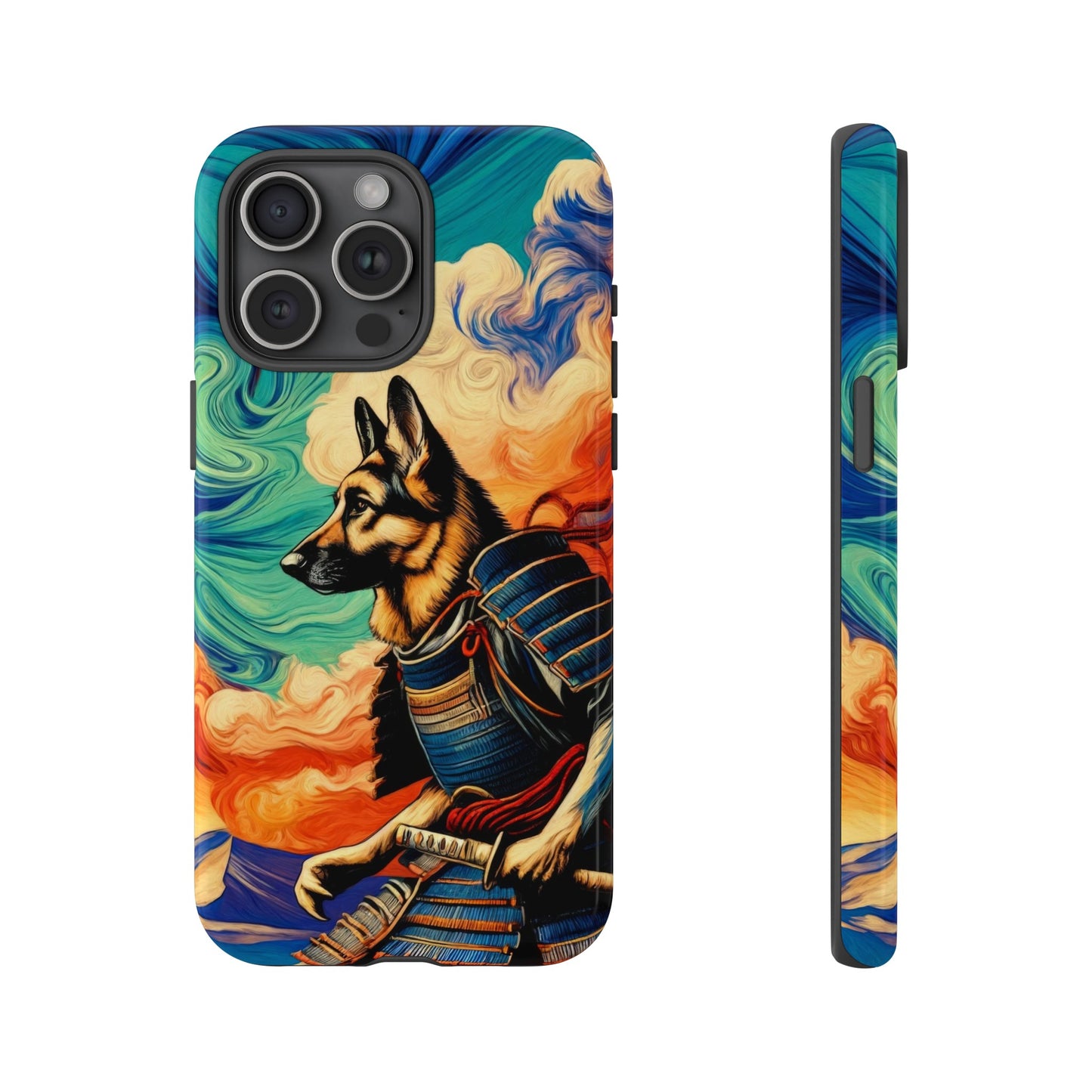 Samurai German Shepherd Phone Case