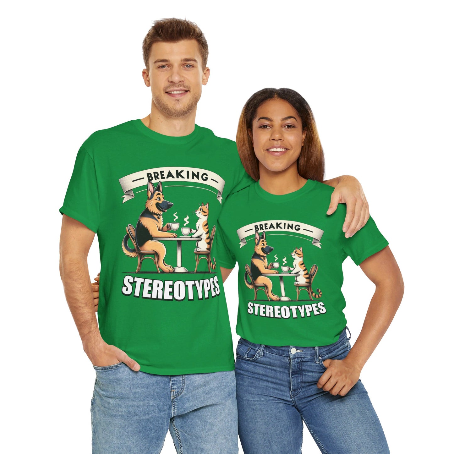 Breaking Stereotypes T-Shirt (13 colors) (German Shepherd)