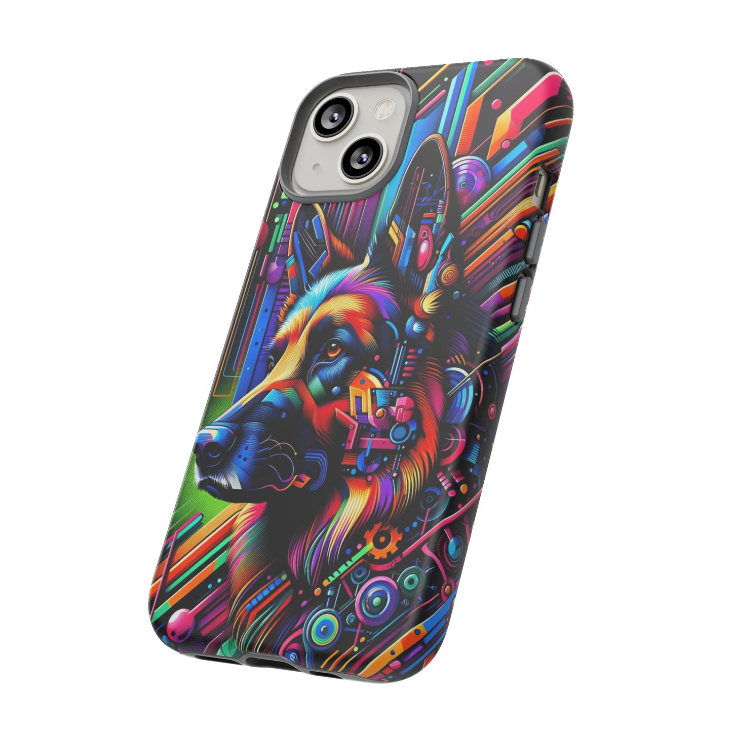 Constructivism and dadaism German Shepherd Phone Case