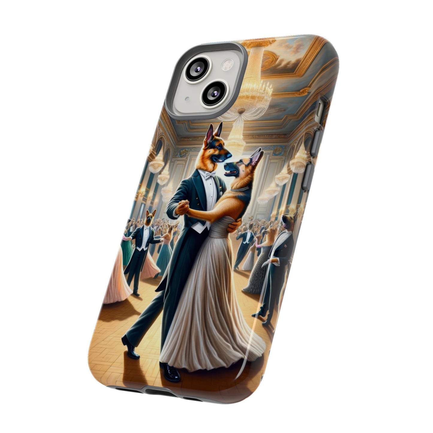 Dancing German Shepherds Tough Phone Case