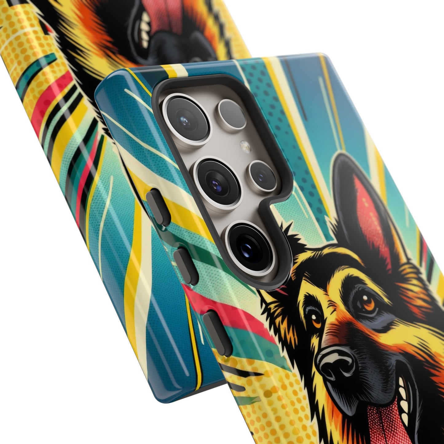 Comic style German Shepherd Phone Case