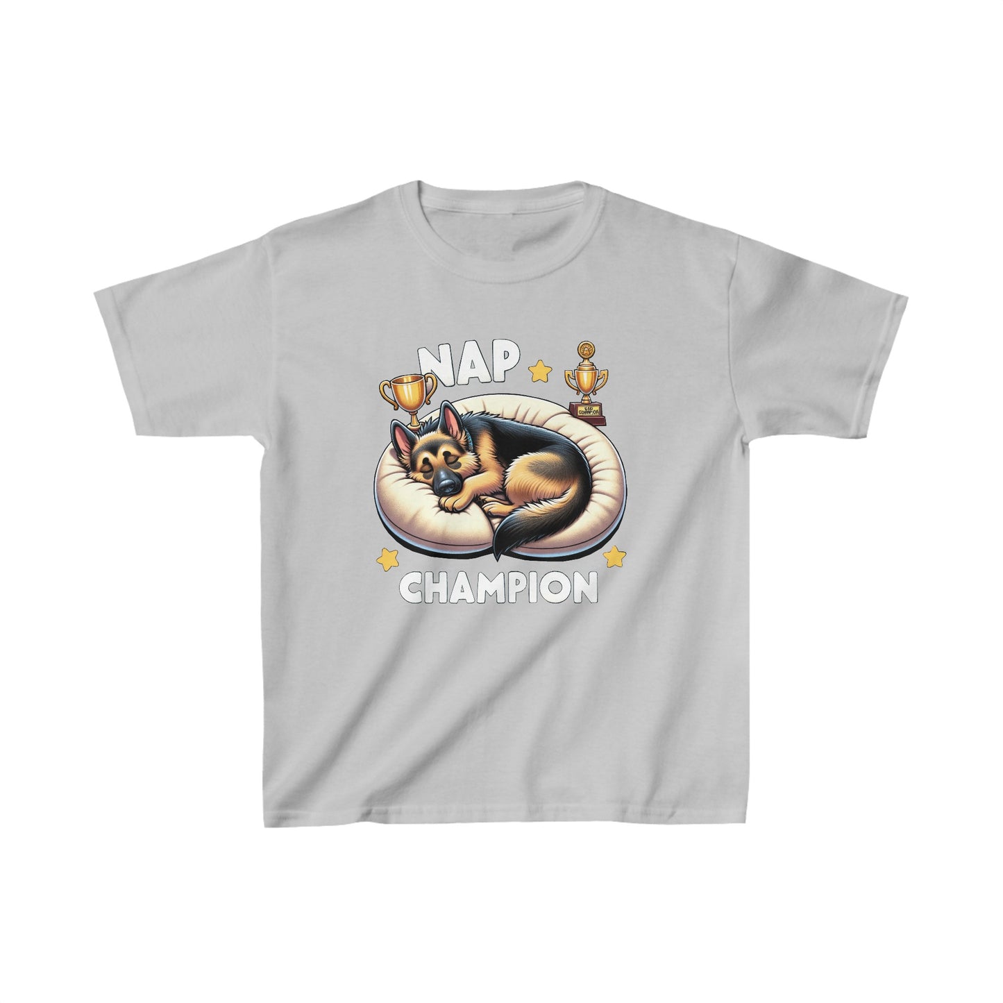 Nap Champion Kids Size T-Shirt (Multi colors) (German Shepherd)