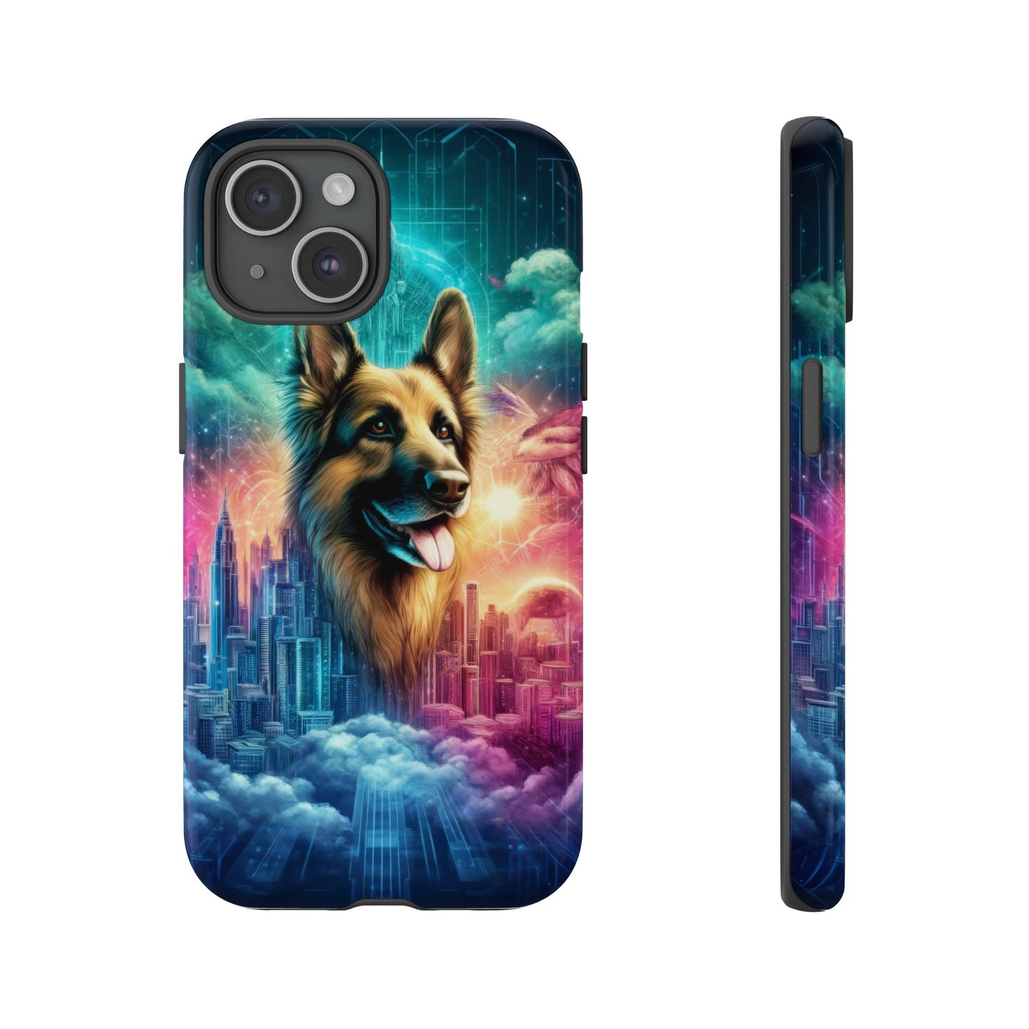 Dreamy fantasy German Shepherd Phone Case