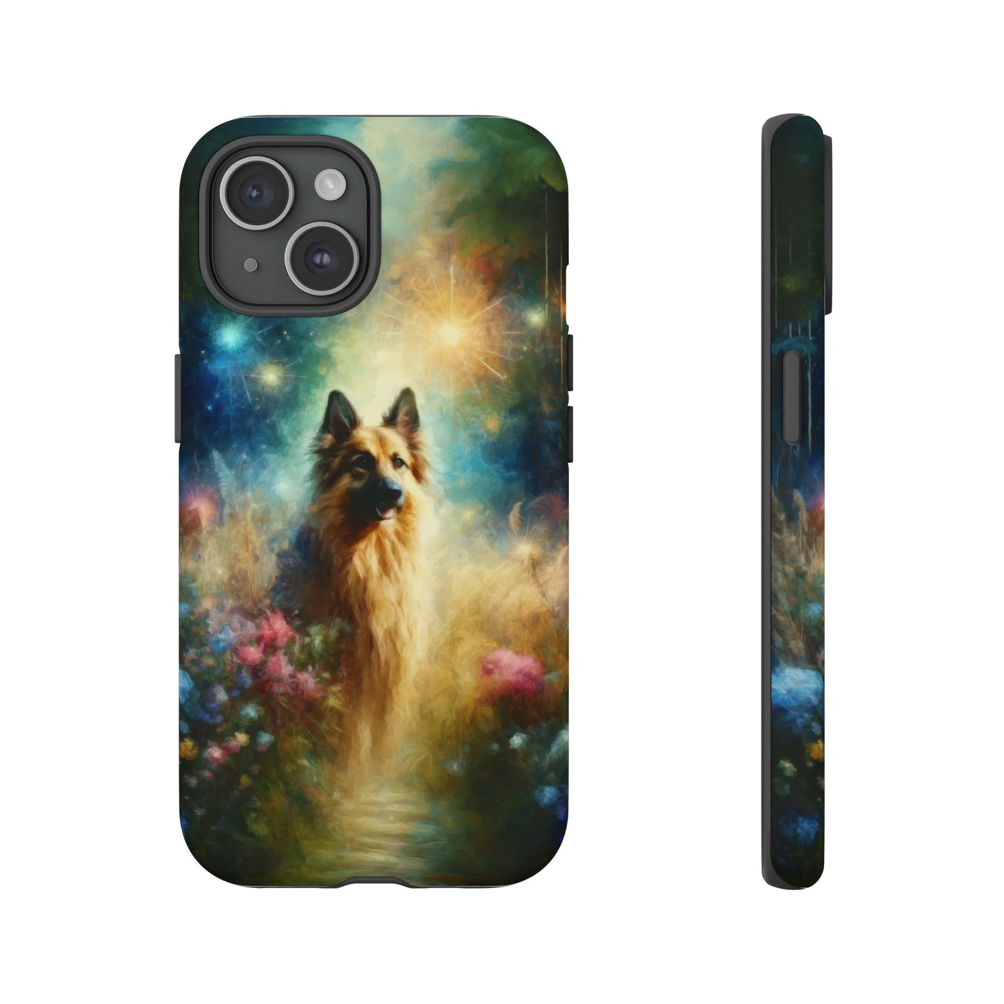 Fairy tale and impressionism German Shepherd Phone Case