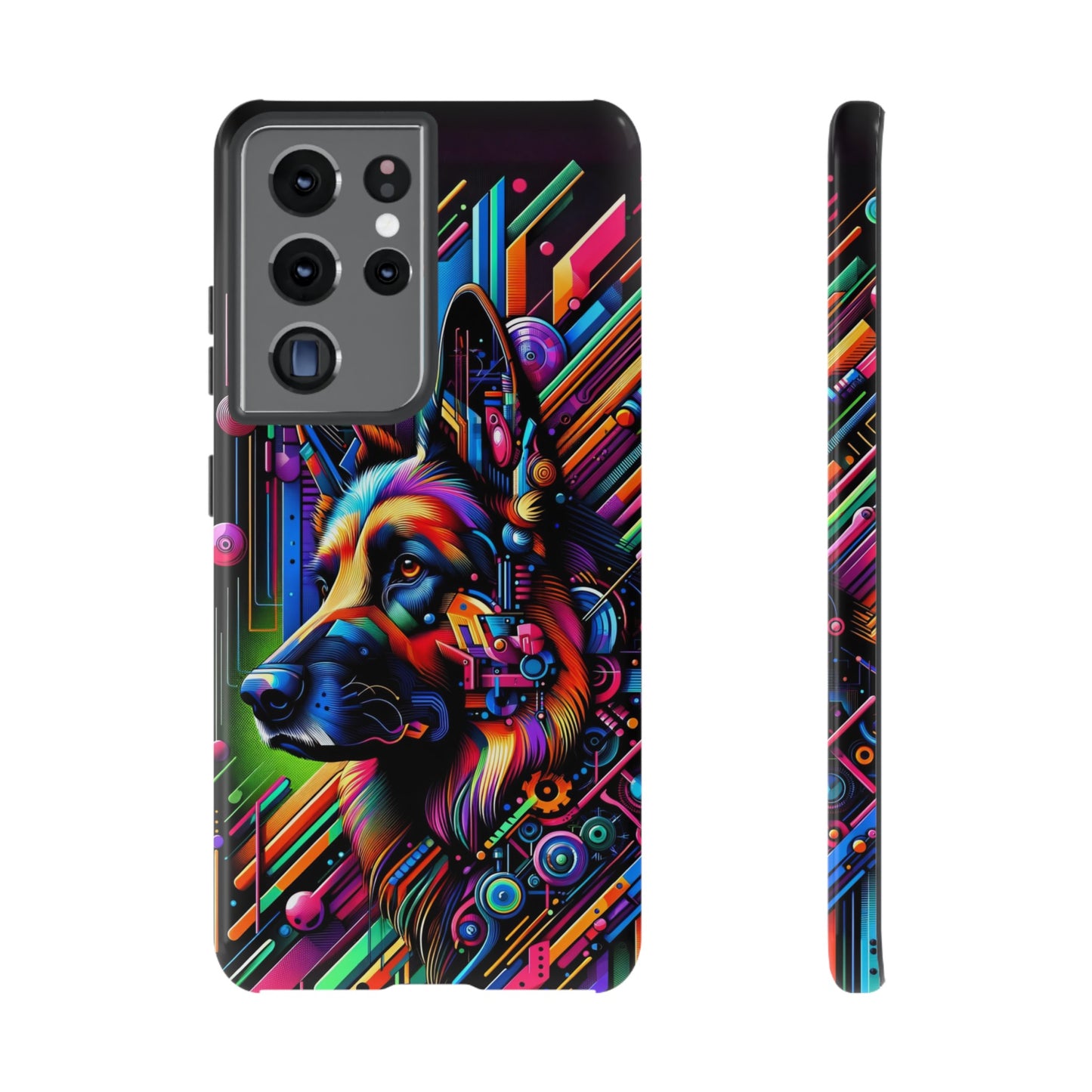 Constructivism and dadaism German Shepherd Phone Case