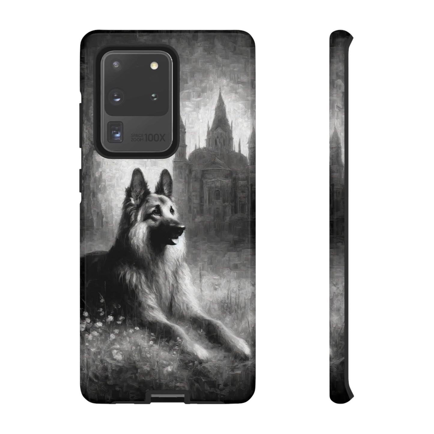 Neo-impressionism German Shepherd Phone Case